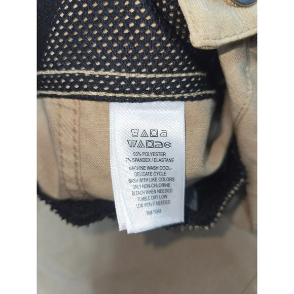 Panama Jack Mens Khaki Stretch Chino Shorts 33 - Picture 4 of 6